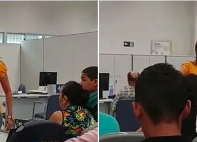 Cliente reclama da demora no atendimento na Caixa do Dirceu