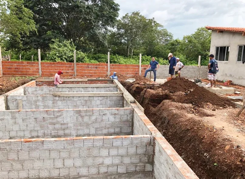 Obra na localidade São Domingos em Buriti dos Lopes
