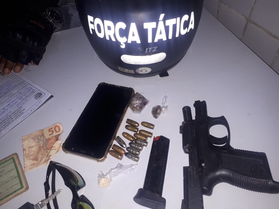 Material encontrado com a dupla