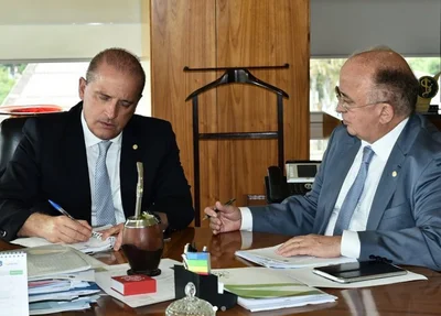 Ministro Onyx Lorenzoni e Deputado Júlio César