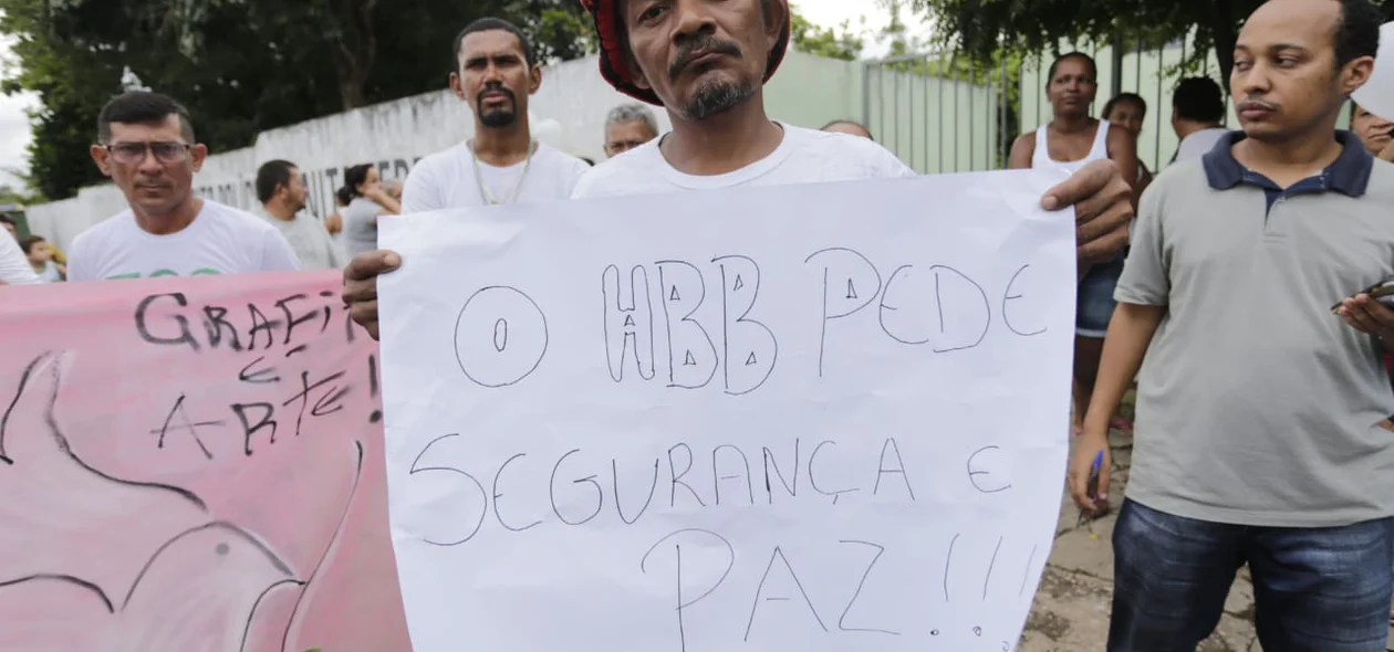 Morador pede segurança e paz