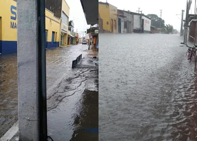Ruas alagadas
