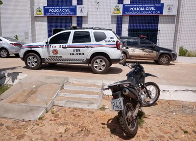 O menor e a motocicleta foram conduzidos para a Central de Flagrantes de Timon