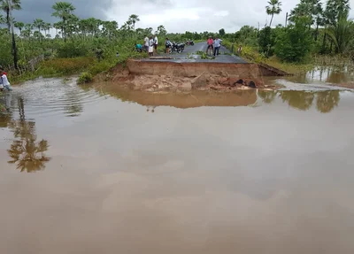 A rodovia PI 366 foi interditada