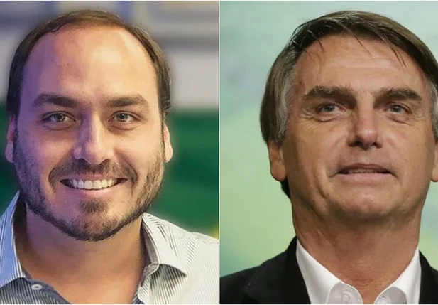 Carlos Bolsonaro e Jair Bolsonaro