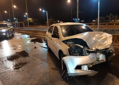 Carro conduzido pelo preso