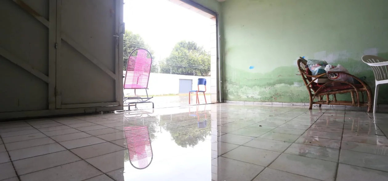 Casas são afetadas