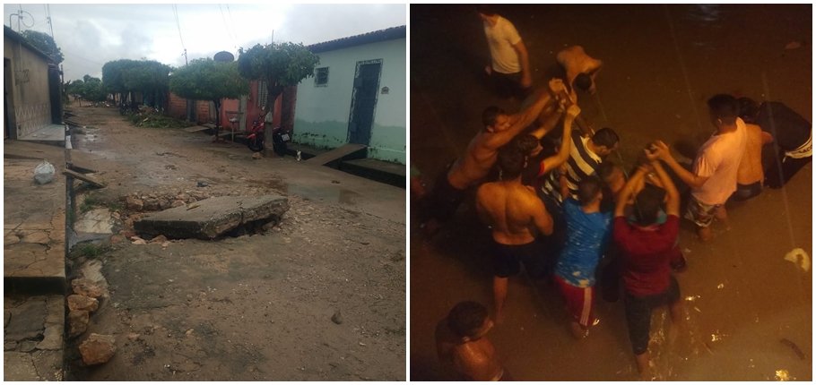Galeria não escoa a água no Matadouro