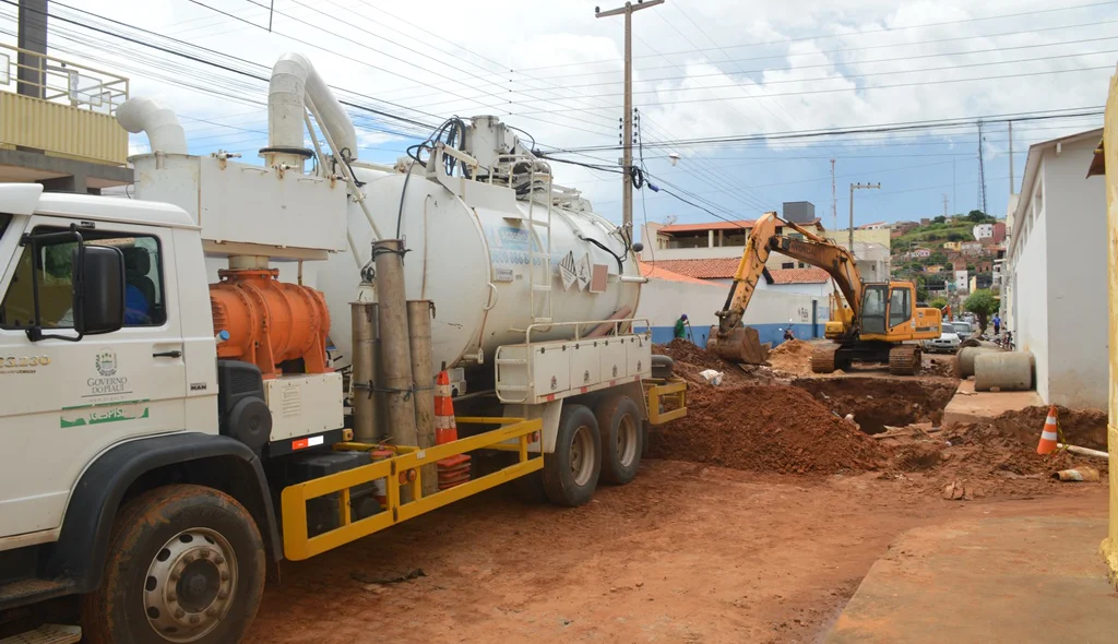 Maquinário utilizado no serviço