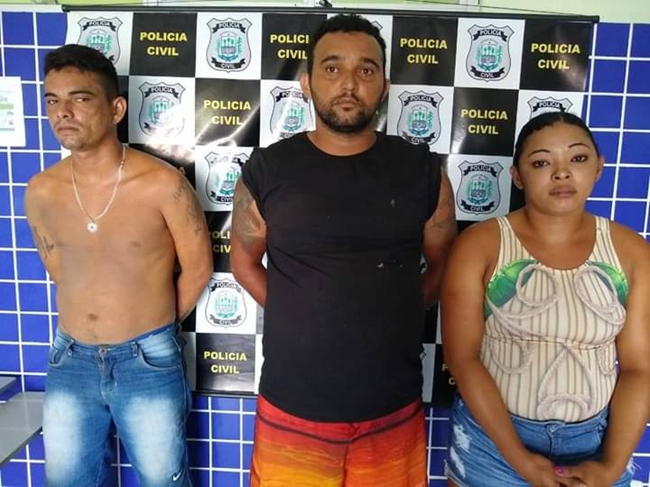 Trio preso após ação da Polícia Civil