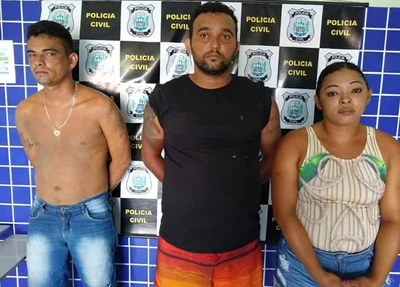 Trio preso após ação da Polícia Civil
