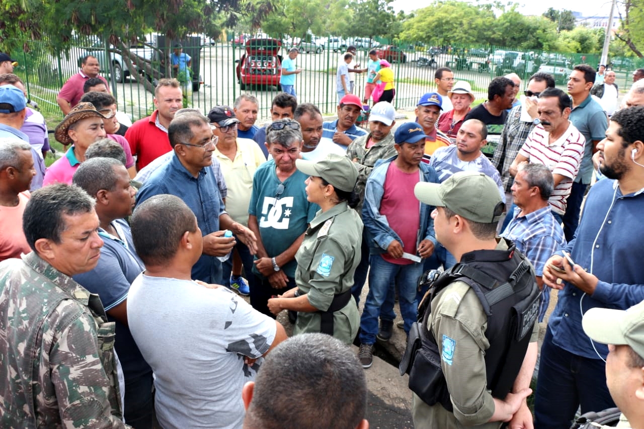 PM foi acionada para acompanhar a manifestação