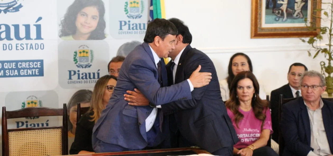 Wellington Dias e Fábio Abreu