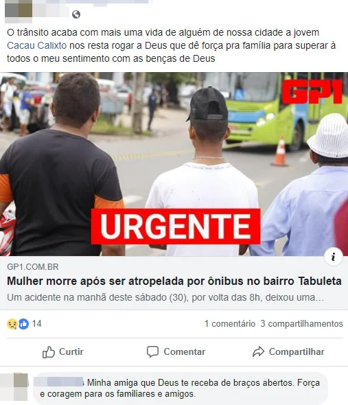 Amigo fala sobre a morte de Ritha de Kássia