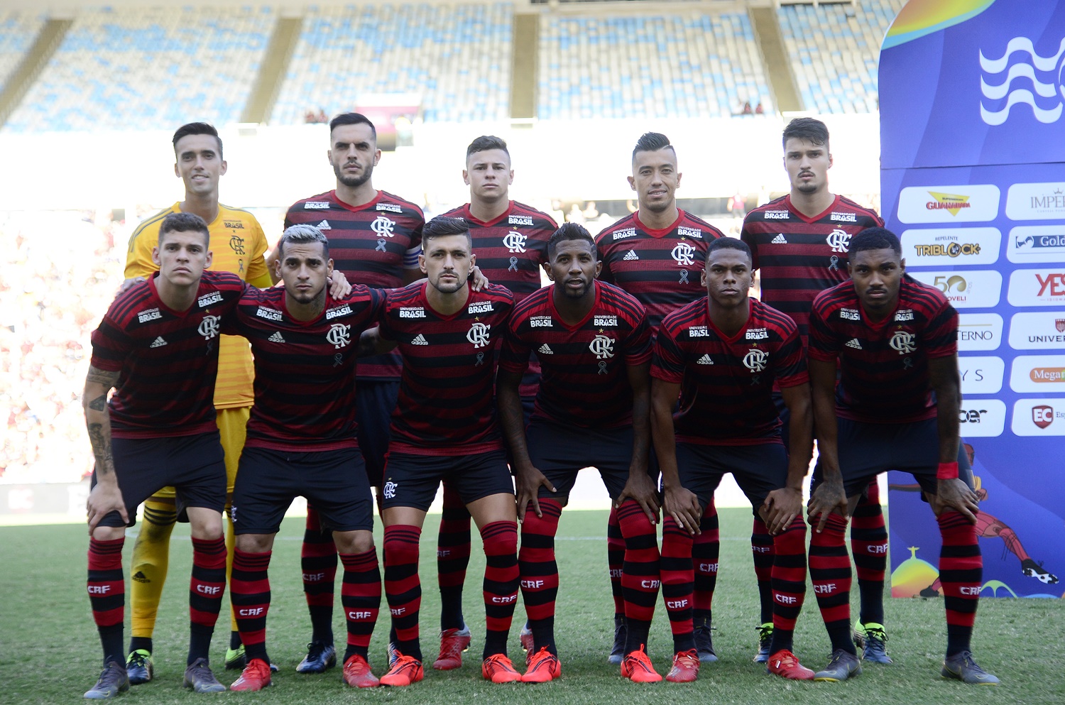 Equipe do Flamengo que venceu a Taça Rio