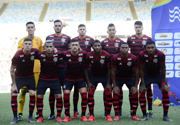 Equipe do Flamengo que venceu a Taça Rio