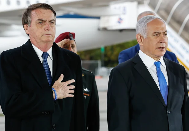 Jair Bolsonaro e Benjamin Netanyahu