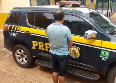 Motorista foi preso pela PRF com documento falso