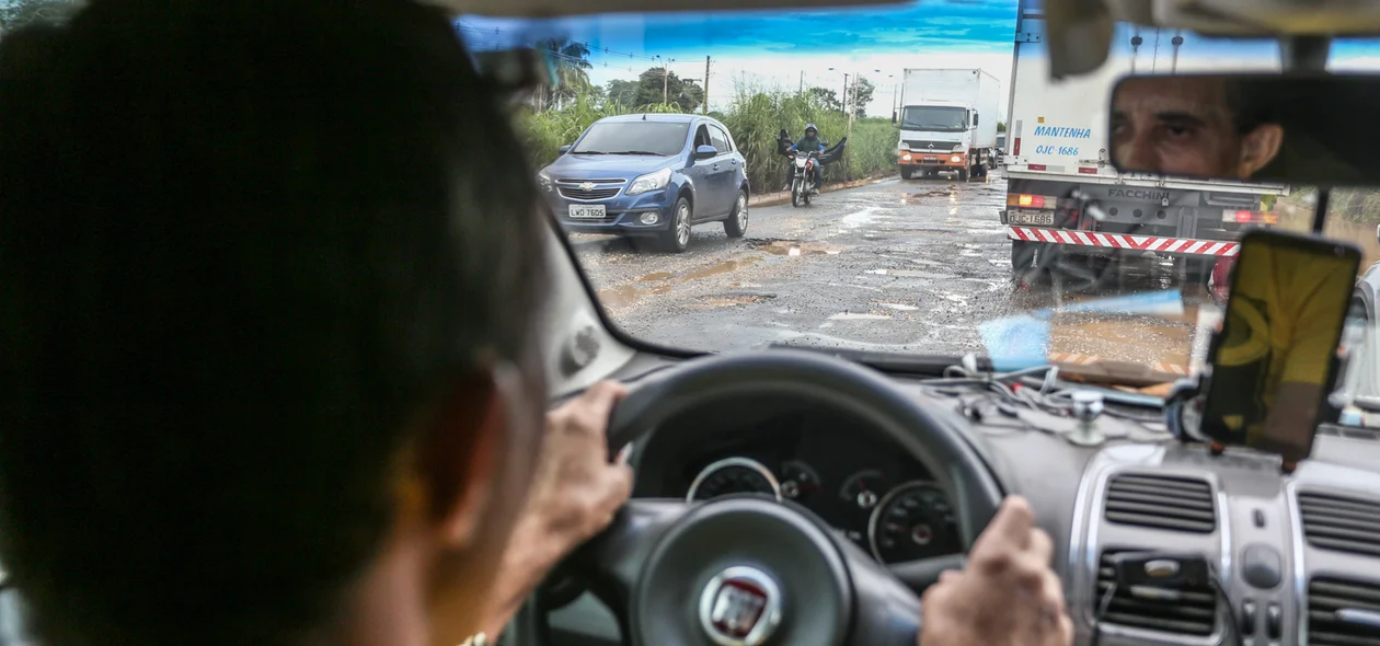 Motorista reclama do trecho da BR-316 