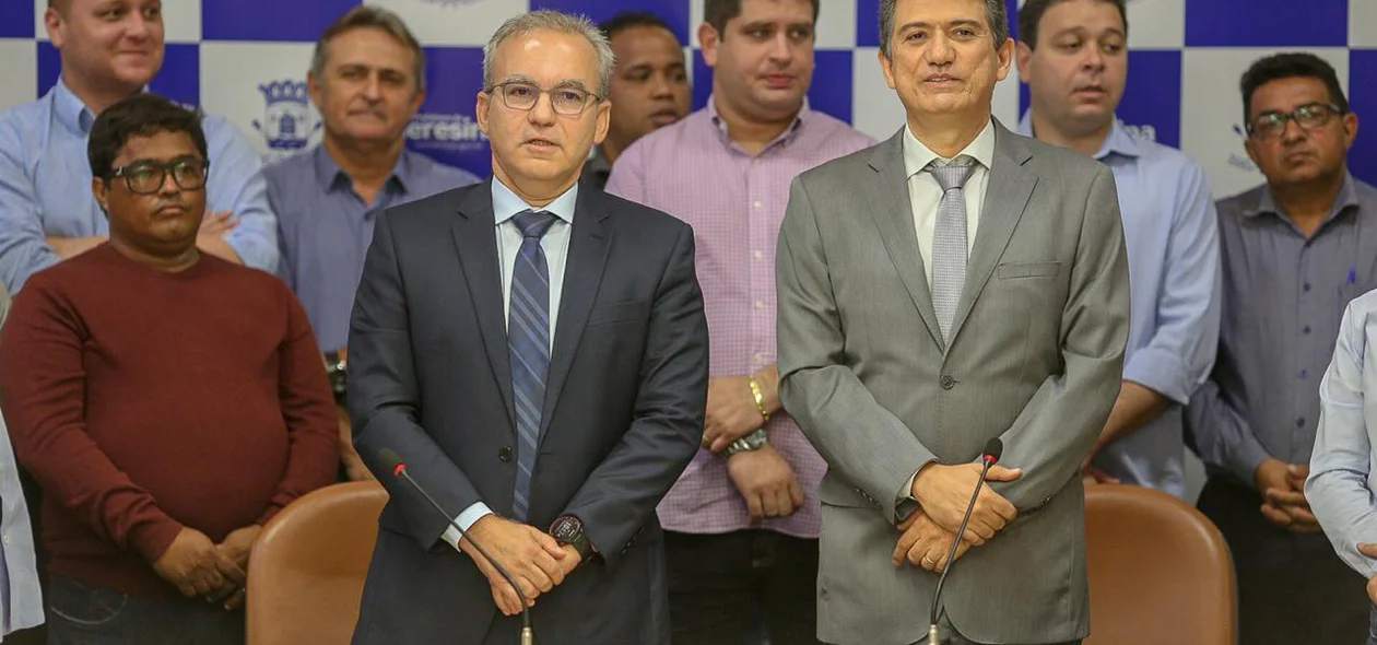 Prefeito Firmino Filho e Caio Bucar