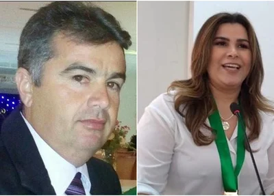 Cássio Rufino e Marina Santos
