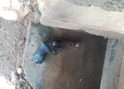 Arma de fogo usada pelo segurança
