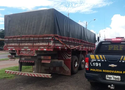 Veículo e carga foram apreendidos