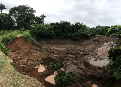 Local onde ficava a lagoa no Parque Rodoviário em Teresina 