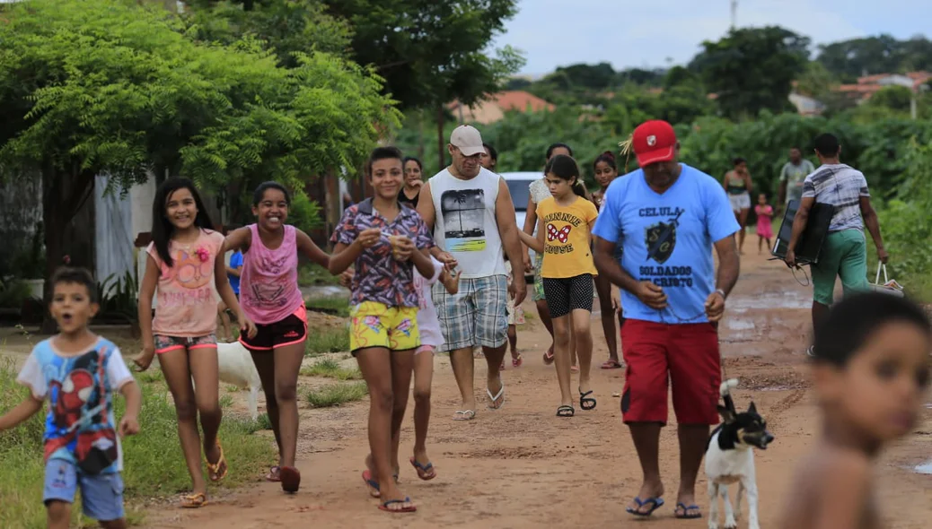 Moradores do Vila Projeto Mandacaru