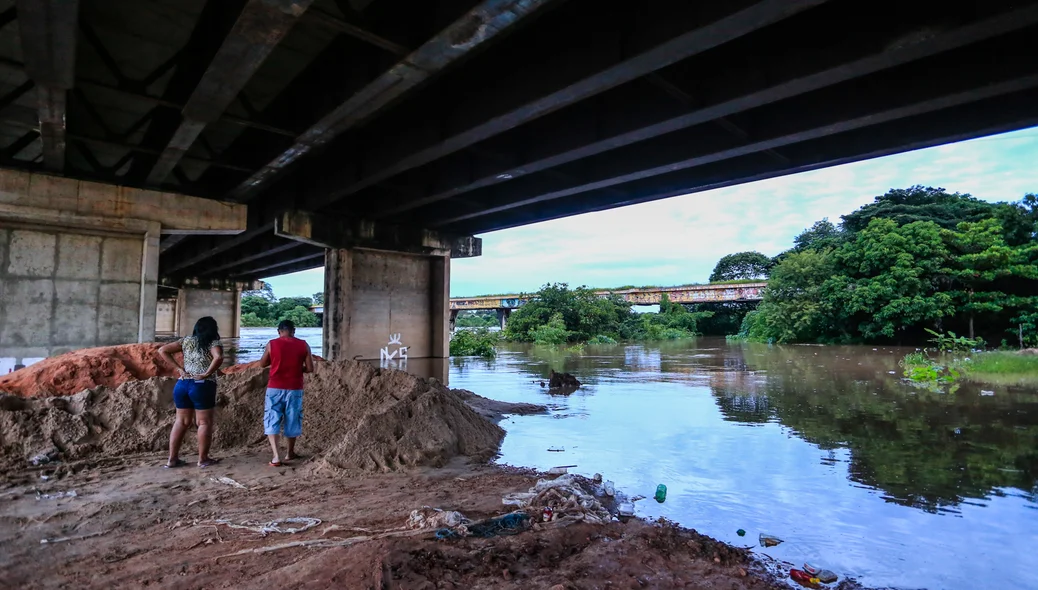 Nível da água do rio Parnaíba está subindo