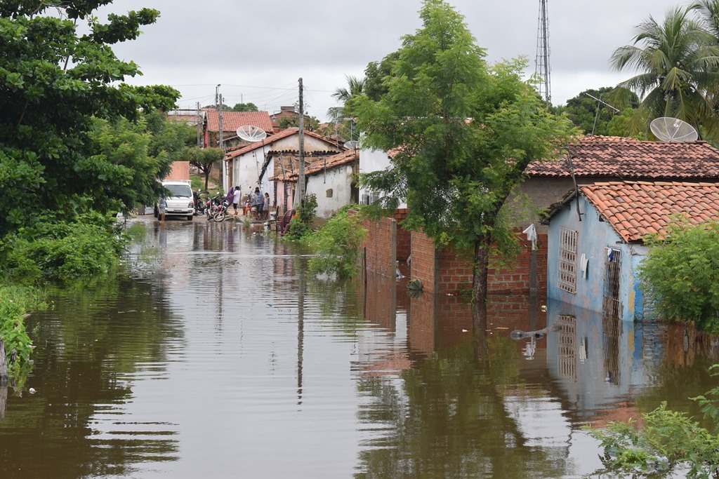 Parte de Campo Maior está alagada 