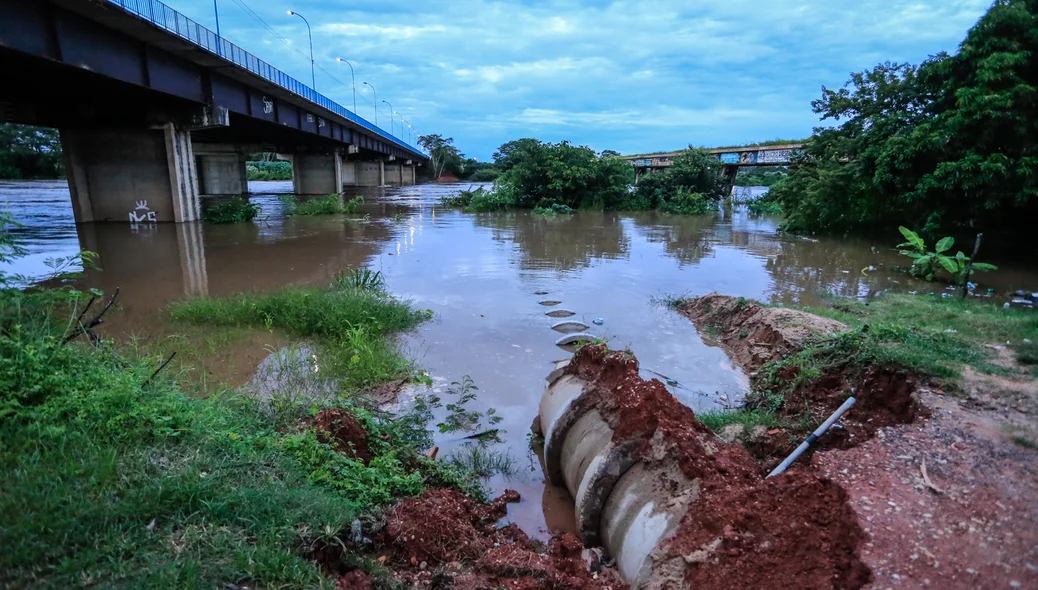 Rio Poti está subindo