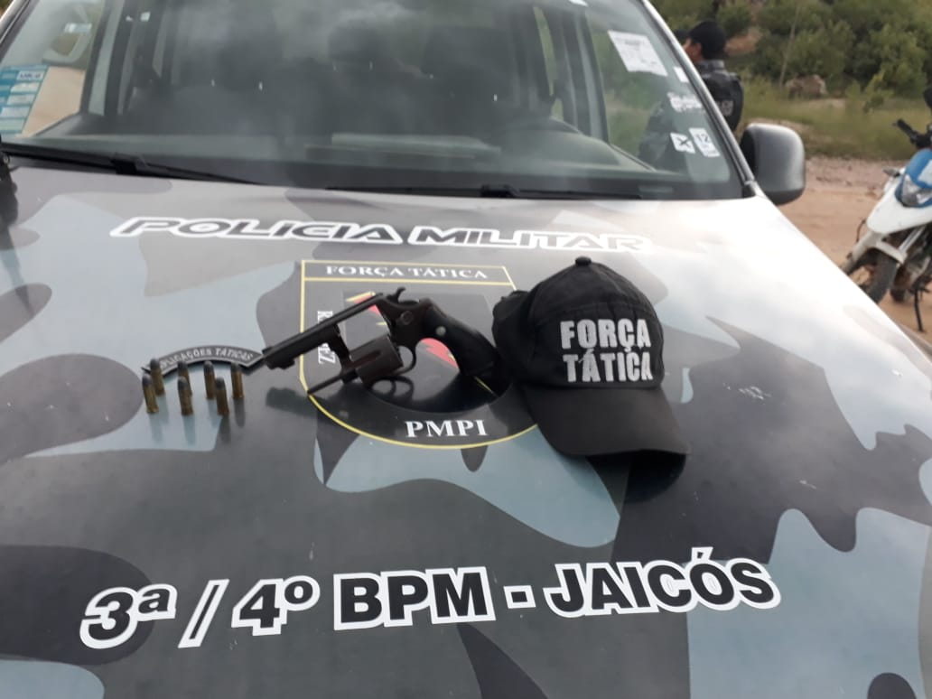Arma apreendida durante operação