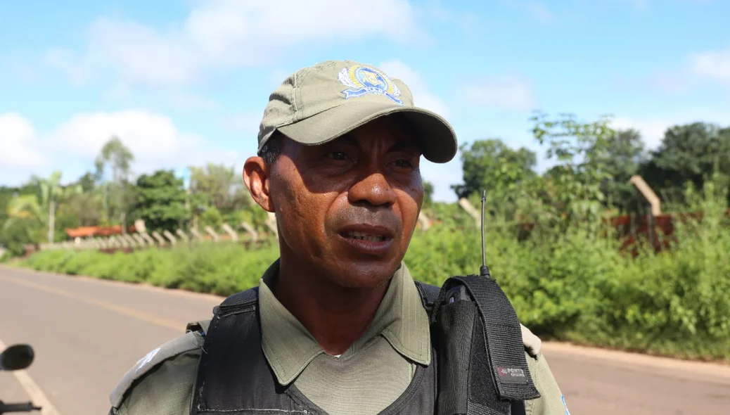 Cabo Valdinar, do 8º Batalhão da Polícia Militar