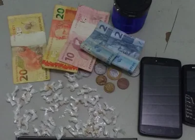 Objetos apreendidos pelo RONE
