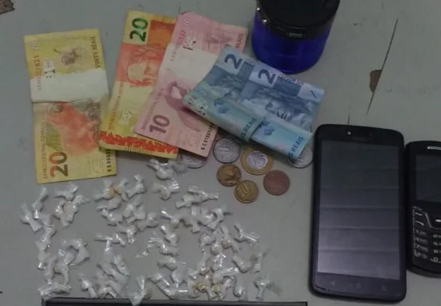 Objetos apreendidos pelo RONE