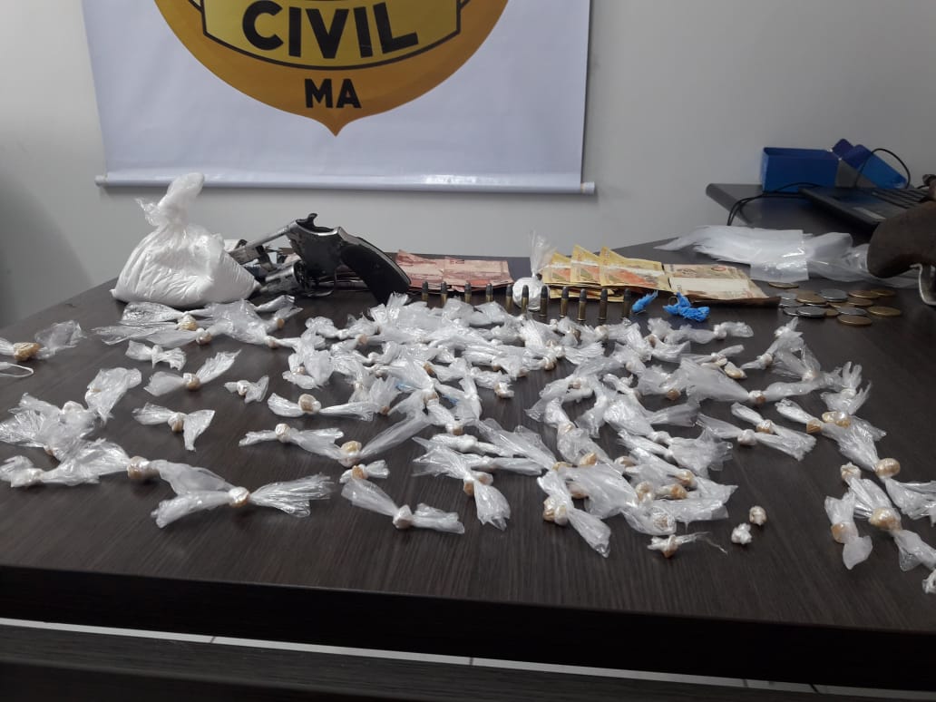 Droga apreendida pelo DENARC