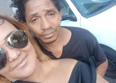 Luciane Aparecida ao lado de João Vieira