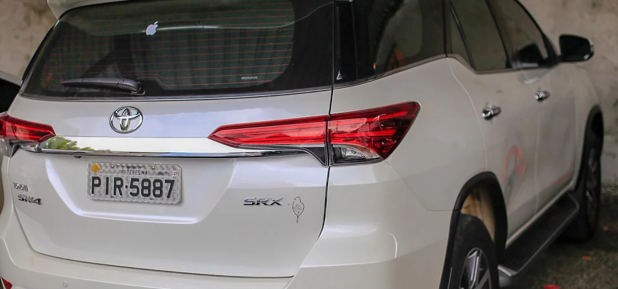 Primeiro carro apreendido 