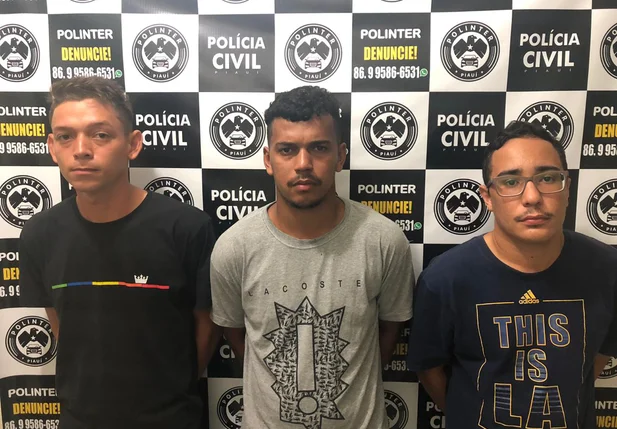 Danton Klysman, William Bonner e Lucas Borges