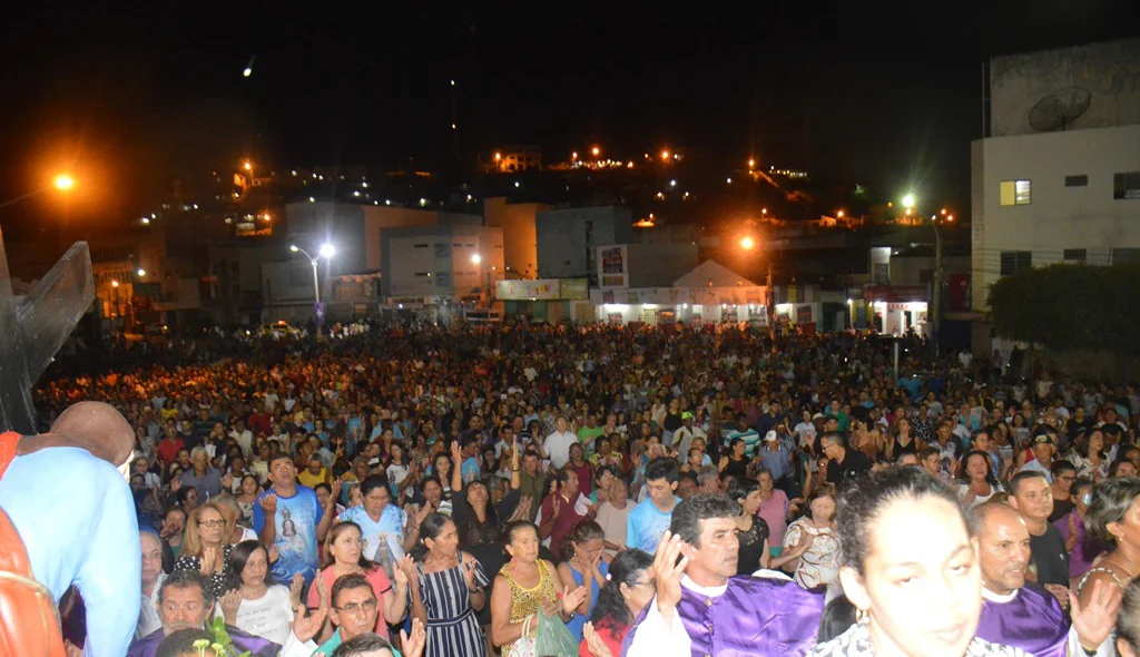 Demonstrações de fé durante a celebração