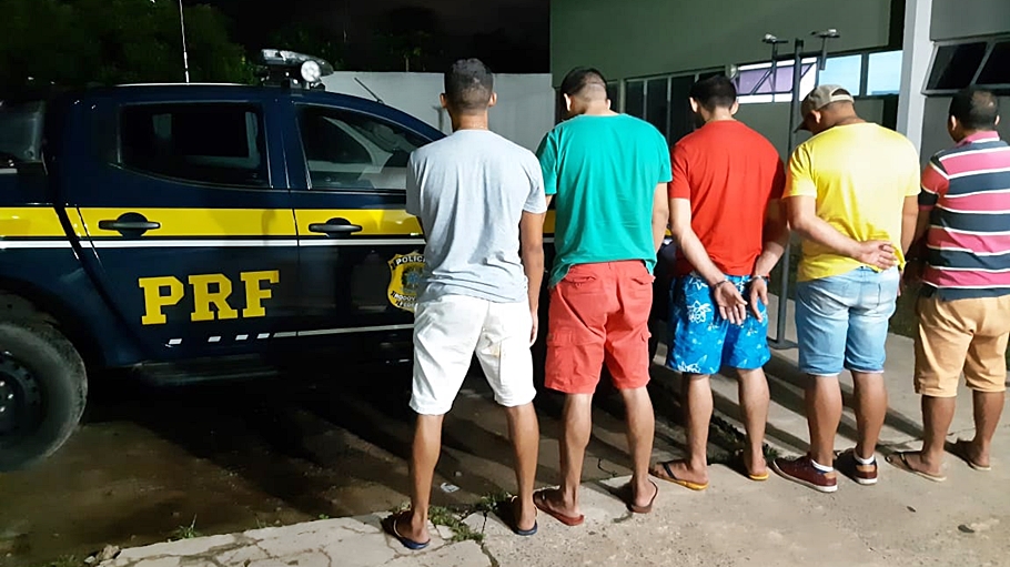Quadrilha presa pela PRF