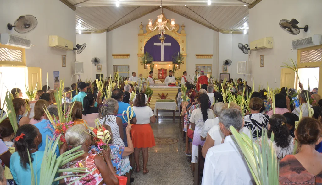 Abertura da Missa de Ramos na Igrejinha