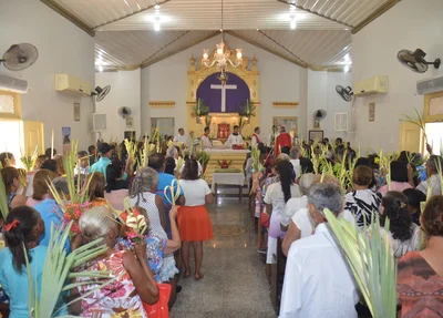 Abertura da Missa de Ramos na Igrejinha
