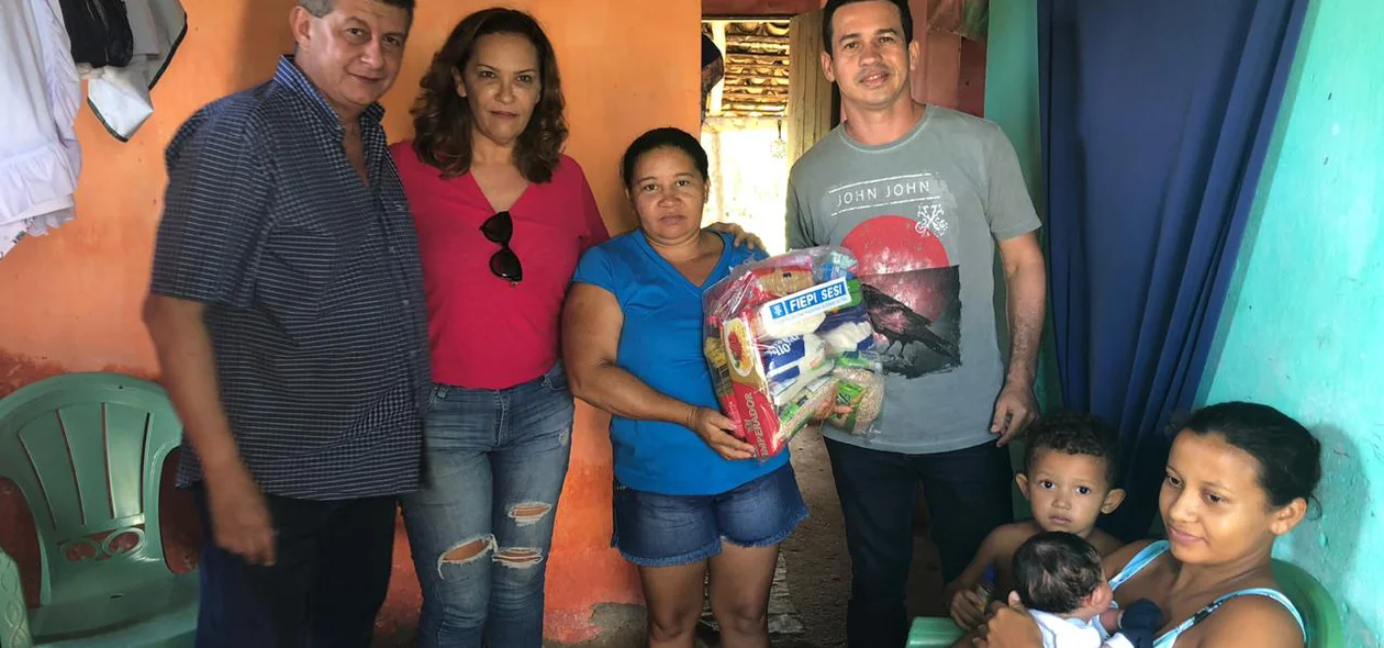 FIEPI promove entrega de cestas básicas às vitimas das enchentes no Piaui 