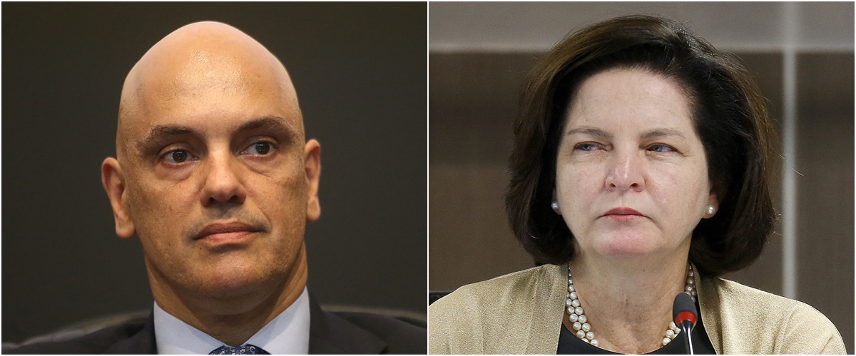 Alexandre de Moraes e Raquel Dodge 
