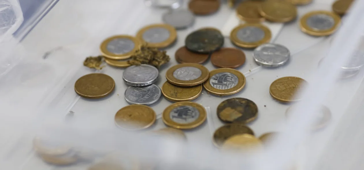 Moedas apreendidas