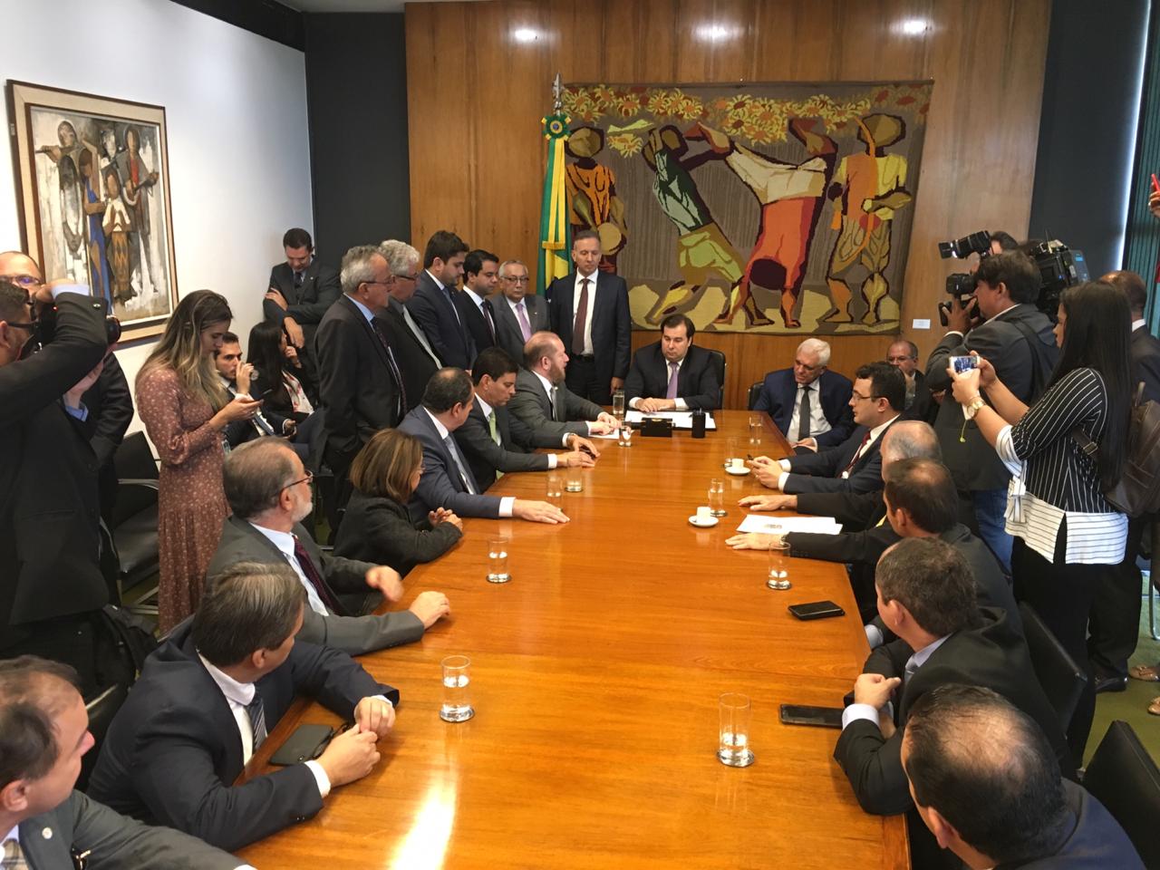 A reunião aconteceu em Brasilia 