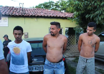 Criminosos foram presos em Teresina