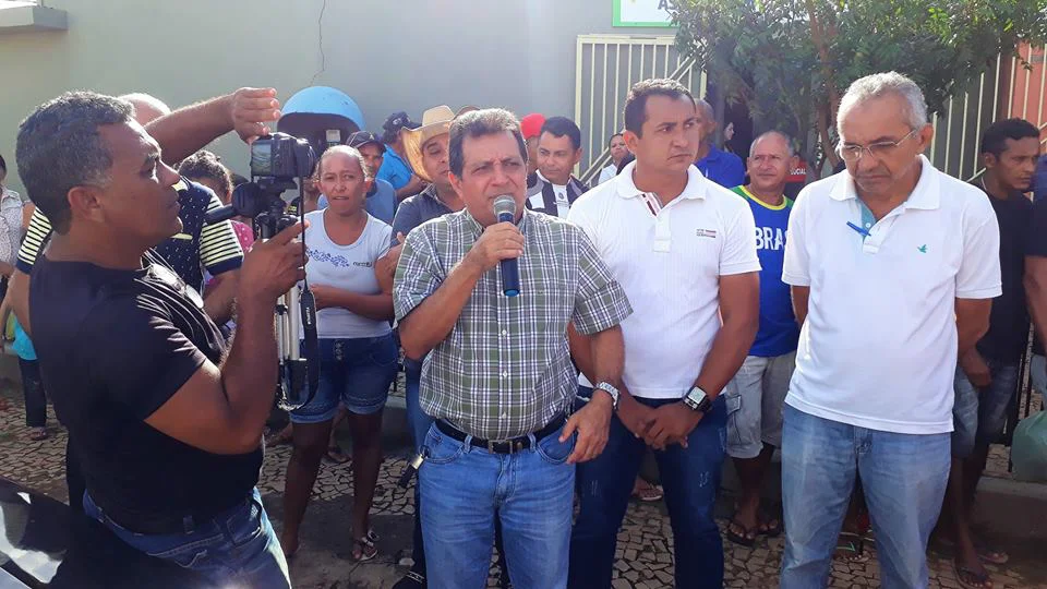 Prefeito falando sobre a ação 
